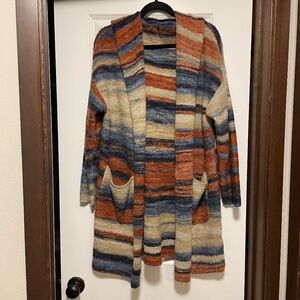 Multi-Tone Chunky Cardigan